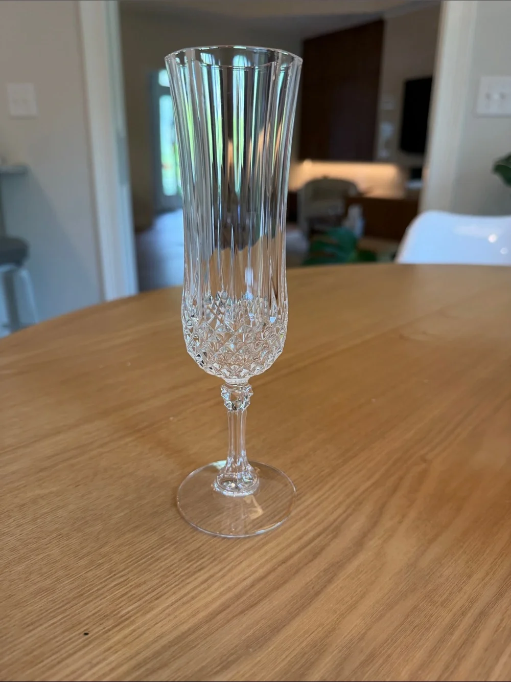 Longchamp (Clear) Champagne Flute by CRISTAL D'ARQUES - DURAND